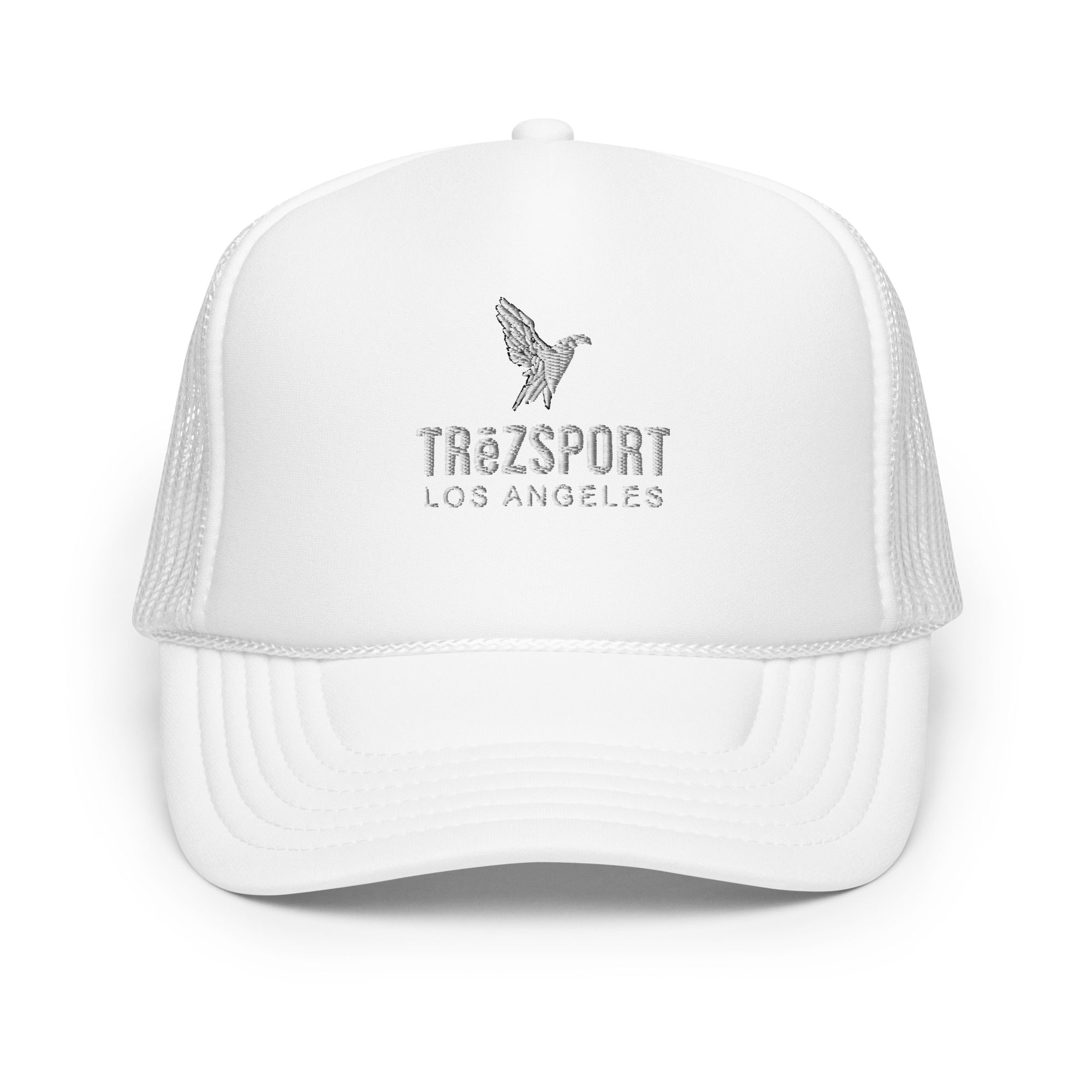 Luxe Ghost White TRĒZSPORT Trucker Hat