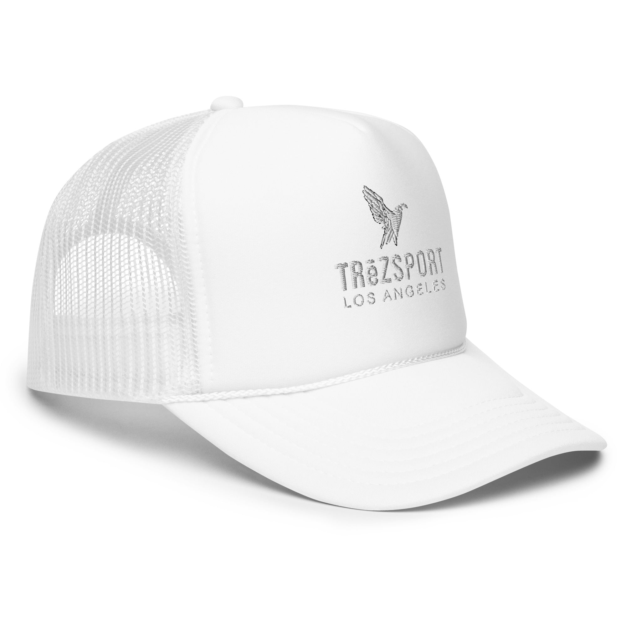 Luxe Ghost White TRĒZSPORT Trucker Hat